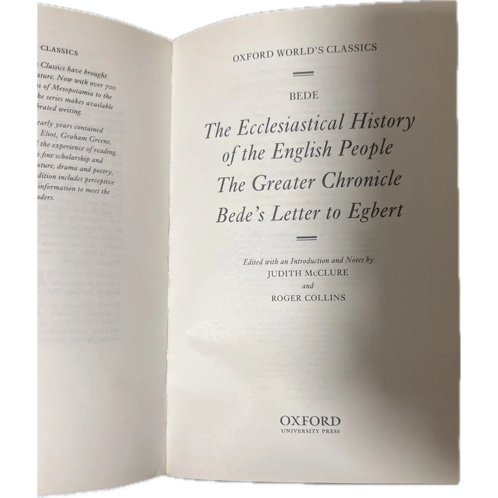 Bede The Ecclesiastical History of the English People Oxford‎ World's Classics